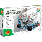 Alexander Toys - Constructor - Politieauto- 348st