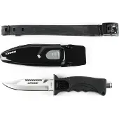 Cressi Skorpion Knife Zwart,Zilver