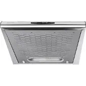 MPM Onderbouw Afzuigkap – 50 cm – 3 Snelheden – LED-verlichting – 175 m³/u – Aluminium Vetfilter – Zilver