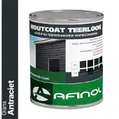 Afinol Houtcoat Teerlook Glans Antraciet 750 ml