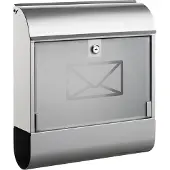 Alco AL-8608 Brievenbus Zilver Met Slot 360x400x110mm