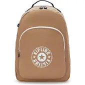 Kipling Rugzak 'Center Curtis' lichtbruin / wit