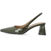 Bianco Slingpumps 'Maralyn' olijfgroen