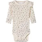 Name it Rompertje/body gemengde kleuren / wit