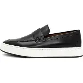 Derimod Mocassins zwart / wit