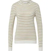 Comma casual identity Trui beige / wit