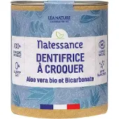 Natessance Biologische Aloë Vera en Bicarbonaat Tandpasta 80 Tabletten