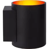 Lucide xera wandlamp ø 8 cm g9 zwart 1x42w
