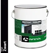 Afinol Houtcoat Teerlook Mat Zwart 5 liter