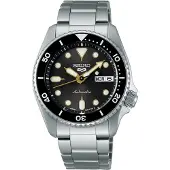 Seiko 5 sports automatic day-date 38mm case grey dial 10 bar