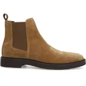 Manfield Taupe suède chelsea boots | Maat 40