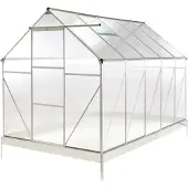 Beliani APULIA - Tuinkas - Zilver - 315 cm - Polycarbonaat