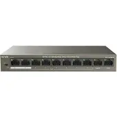 Tenda TEF1110P-8-63W netwerkswitch Unmanaged Fast Ethernet (10/100) Power over Ethernet (PoE) Zwart