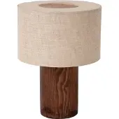 Lucide Tafellamp Tachina hout E14