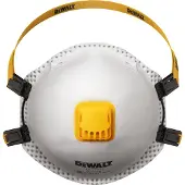 DeWalt DXIRFFP310 FFP3 Wegwerp Stofmasker - 10 Stuks