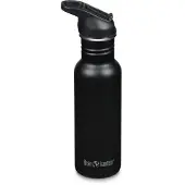 Klean Kanteen Waterfles Classic Narrow 532ml Flip Seal Sport Cap Black
