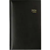 Brepols Interplan Lima Zakagenda 2027 A6 1 Week per 2 pagina's Nederlands Zwart