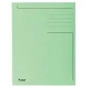 Exacompta 3-klepsmap Folio Groen Karton 78% Gerecycled 280 g/m²
