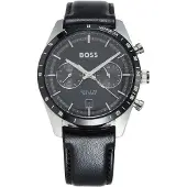 BOSS Analoog horloge 'Tourmaster' zwart / zilver
