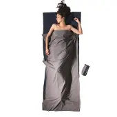 Cocoon - TravelSheet Cotton - Reisslaapzak 220 x 90 cm, grijs