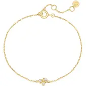 Glanzstücke Armband goudgeel / transparant