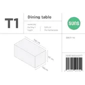 Suns Tuinmeubelhoes T1 diningset 350x166x87cm