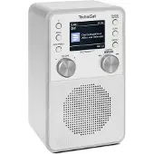 Technisat DIGITRADIO 317 Radio DAB+, FM FM, DAB+, Bluetooth, AUX Wekfunctie Wit
