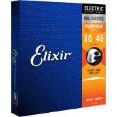 Elixir 12052 NANOWEB Light Electric Guitar Strings 10-46