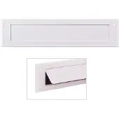 Door-Line Tochtklep 511402 Wit V Briefplaat