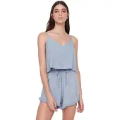 Trendyol Korte pyjama pastelgroen / wit