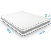 Droommatras Traagschuimmatras Medimax 140x210 dikte 25 cm