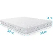 Droommatras Koudschuim matras Multiflex 200x200 dikte 20 cm