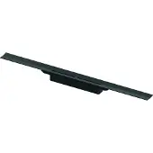 Tece TECEdrainprofile Doucheprofiel Zonder Afvoer 120cm RVS - Mat Zwart PVD - Douche, Douchegoten - 4027255085305