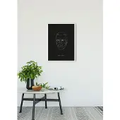Komar Poster Star Wars Lijnen Dark Side Dooku 50 X 70 Cm