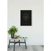 Komar Poster Star Wars Lijnen Dark Side Maul 50 X 70 Cm