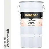 Holdbar Anti Graffiti Coating Verkeerswit (RAL 9016) 5 Kg - Maakt Graffiti verwijderbaar - Graffiti Verwijderen - In Alle Kleuren - Voor Steen, Beton, Hout, Metaal en Tegels