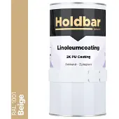 Holdbar Linoleumcoating Beige (RAL 1001) 1 Kg - Linoleum Verf - Alle Kleuren - Vloerverf - Krasvast - UV-bestendig - Vergeelt niet - Gemakkelijk Schoonmaken - 2 Componenten