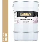 Holdbar PVC-Vloer Coating Beige (RAL 1001) 10 Kg - Vloerverf - Alle kleuren - Hecht direct op PVC - Slijtvast - UV-bestendig - Gemakkelijk te reinigen - Beschermt PVC-Vloer - 2 Componenten Verf