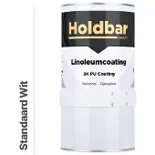 Holdbar Linoleumcoating Wit (Witste kleur) 1 Kg - Linoleum Verf - Alle Kleuren - Vloerverf - Krasvast - UV-bestendig - Vergeelt niet - Gemakkelijk Schoonmaken - 2 Componenten