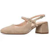 Manfield Slingpumps donkerbeige