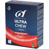6D Sports Nutrition Ultra Chew Aardbei 6x60 g Reep