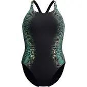 Speedo Eco+ Womens Digital Printed Medalist