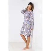 Hajo nachthemd paisley bloem | Maat 48/50