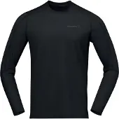 Norrøna - Falketind EqualiserUll Long Sleeve - Merinoshirt XL, zwart