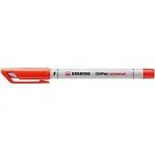 Stabilo OHPen universal 852/40 Overheadmarker Fijn Viltstift 0,7 mm Rood