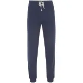 Hajo Heren joggingbroek met boorden blauw | Maat 60