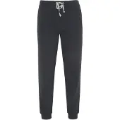 Hajo Heren joggingbroek met boorden zwart | Maat 54