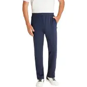 Hajo Comfortabele heren vrijetijdsbroek blauw | Maat 58