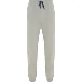 Hajo Heren joggingbroek met boorden grijs | Maat 50