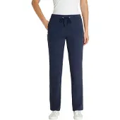 Hajo Comfortabele dames vrijetijdsbroek blauw | Maat 40